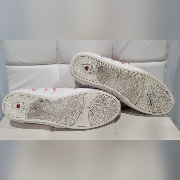 BOBS from Skechers Flamingo Print Flats - White and Pink - Picture 7 of 7